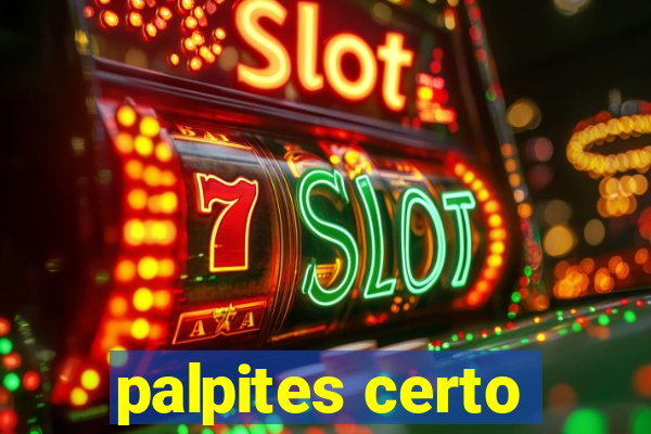 palpites certo